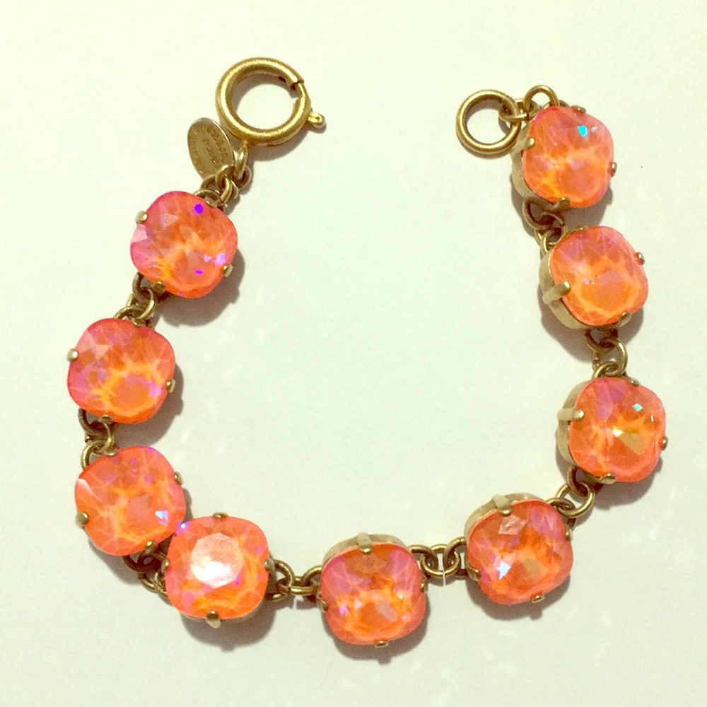 Catherine Popesco bracelet gold/ orange
